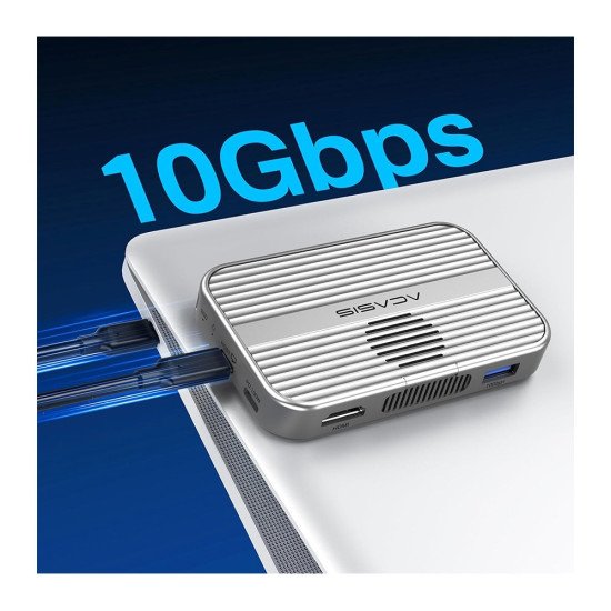 ACASIS EC1401 6 IN 1 USB C MAGNETIC SSD ENCLOSURE +DOCKING STATION FOR MOBILE PHONE