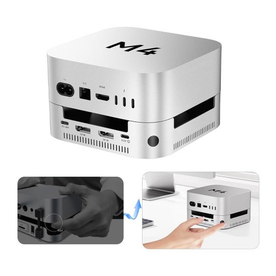 ACASIS M001PRO 40 GBPS MAC MINI M4 DOCK &DUAL BAY NVME SSD ENCLOSURE 
