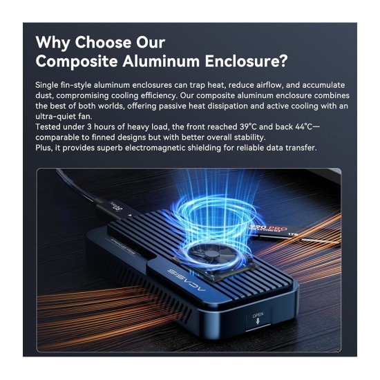 ACASIS TB501PRO THUNDERBOLT 5 80GBPS SSD ENCLOSURE