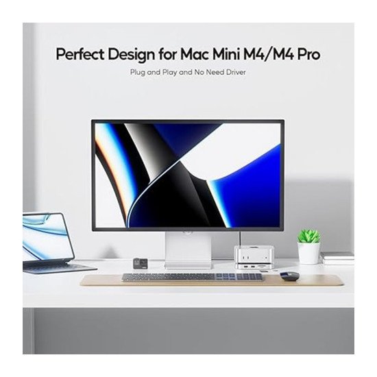 PULWTOP DB240A MAC MINI M4/M4 PRO DOCKING STATION