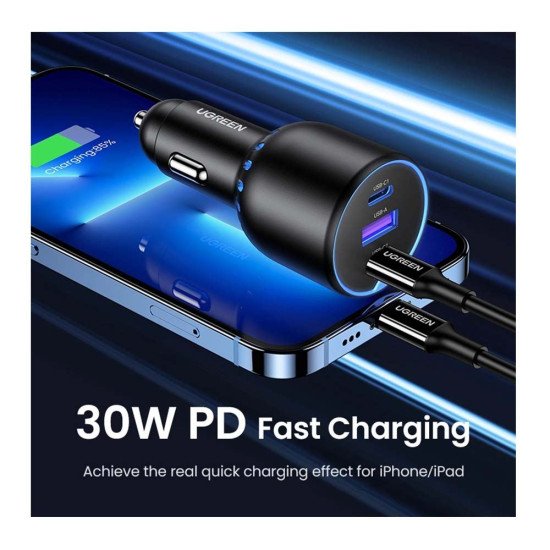 UGREEN 130W USB C CAR CHARGER CD293 (90413)