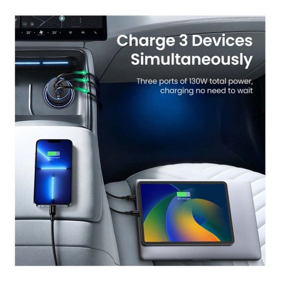 UGREEN 130W USB C CAR CHARGER CD293 (90413)
