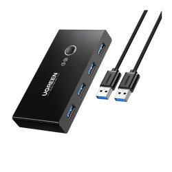 UGREEN 2 IN 4 OUT USB3.0 SHARING SWITCH (30768)