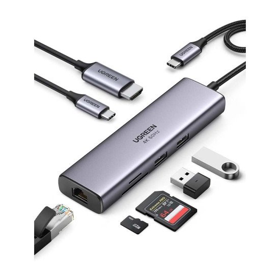 UGREEN 7-IN-1 USB C MULTIFUNCTION DOCKING STATION CM512 (60515)