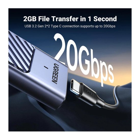 UGREEN CM559 M.2 SATA/ NVME  20GBPS ENCLOSURE (35576) 