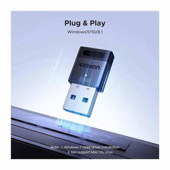 UGREEN USB BLUTOOTH 6.0 DONGLE ADAPTER CM748 (75073)
