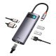 BASEUS METAL GLEAM 6 IN 1 DOGKING STATION (BS-OH100)