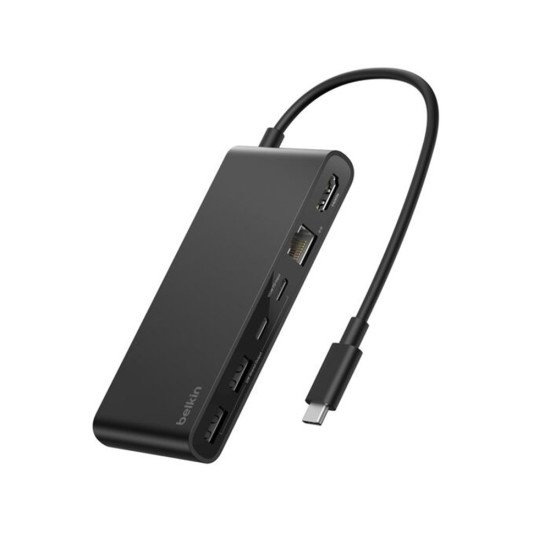 BELKIN INC024FQBK CONNECT 8-IN-1 USB C HUB