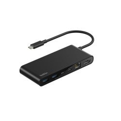 BELKIN INC024FQBK CONNECT 8-IN-1 USB C HUB