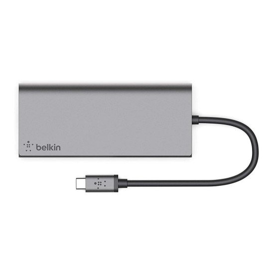 Belkin USB-C Hub, 6-in-1 Multi-Port Docking Station
