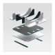HAGIBIS MMS04 VERTICAL STAND FOR MAC MINI