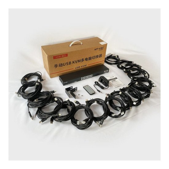 MT-VIKI MT-1601HK 16 PORT HDMI KVM SWITCH