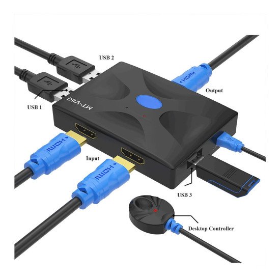MT-VIKI MT-201HL 2 PORT MANUAL HDMI KVM SWITCH