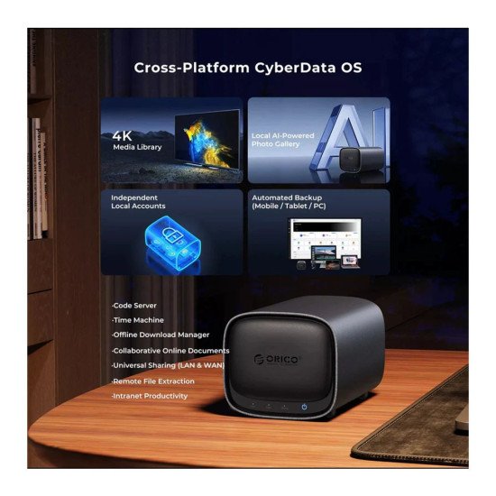 ORICO HS500-PRO METABOX 5 BAY NAS STORAGE SYSTEM