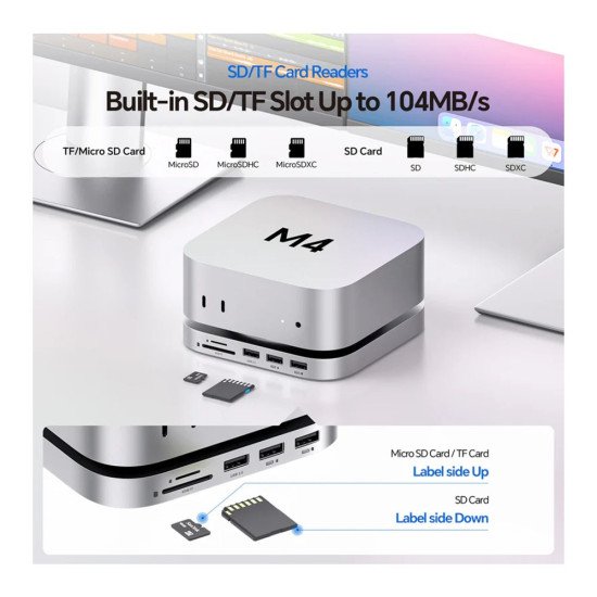 PULWTOP BD240D MAC MINI M4/M4 PRO DOCKING STATION