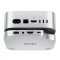 PULWTOP MAC MINI M4/M4 PRO HUB STAND DOCK WITH EXTERNAL STORAGE UPGRADE M.2 SSD ENCLOSURE