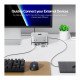 PULWTOP MAC MINI M4/M4 PRO HUB STAND DOCK WITH EXTERNAL STORAGE UPGRADE M.2 SSD ENCLOSURE