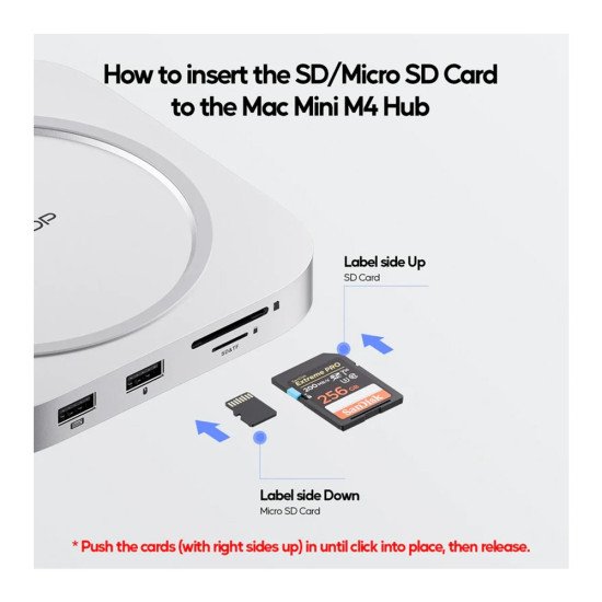 PULWTOP MAC MINI M4/M4 PRO HUB STAND DOCK WITH EXTERNAL STORAGE UPGRADE M.2 SSD ENCLOSURE