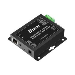 DTECH-IOT9031 Industrial Modbus Ethernet Converter Serial to TCP IP Three-in-One Adapter Server with RS232 RS485 RS422