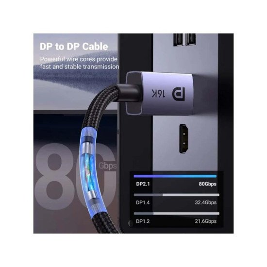 UGREEN 16K DISPLAYPORT CABLE 2M DP118 (15384)
