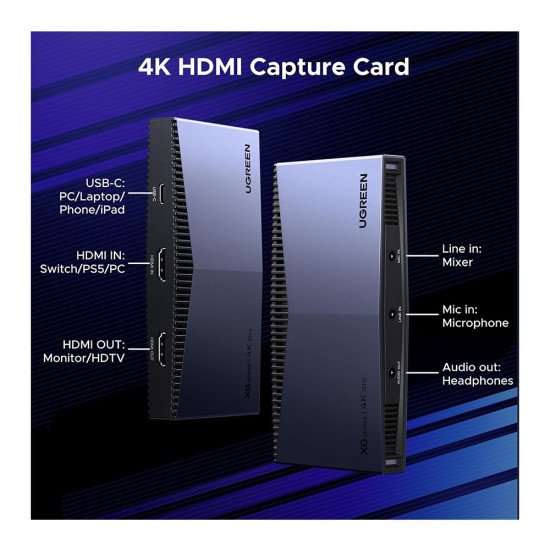 UGREEN 4k HDMI CAPTURE CARD XG501 (65518)