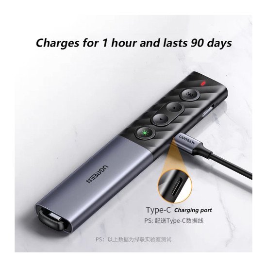 UGREEN GREEN LASER WIRELESS PRESENTER (20470)