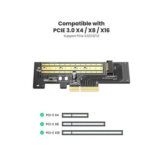 UGREEN M.2 NVME TO PCl E 3.0 4X ADAPTER EXPRESS CARD CM302 (70503)