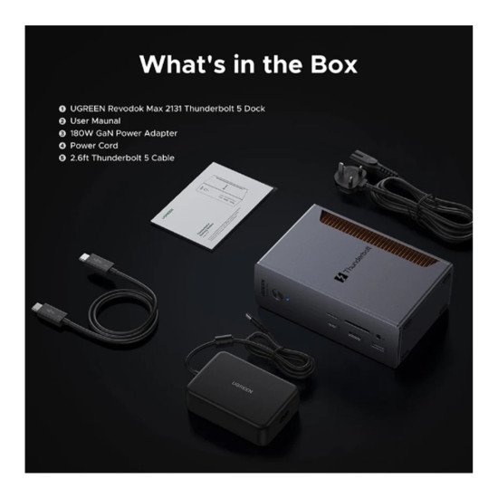 UGREEN Revodok Max 2131 Thunderbolt 5 Docking Station (45790)