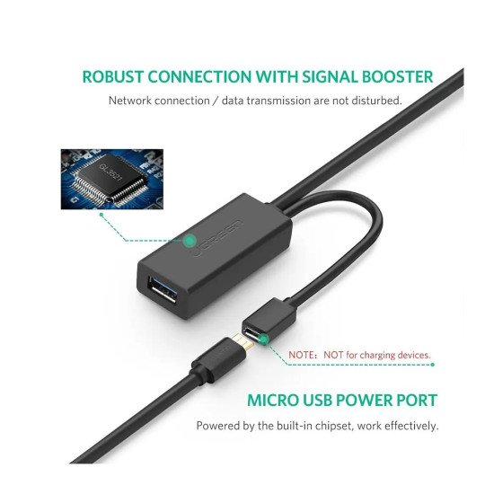 UGREEN USB 3.0 EXTENSION CABLE 10M (20827)