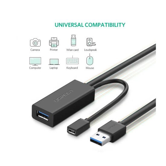 UGREEN USB 3.0 EXTENSION CABLE 10M (20827)