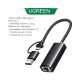 UGREEN USB-C/USB-A LAN CARD CM650 (15638)
