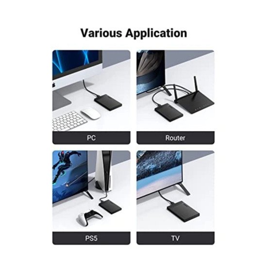 UGREEN USB3.0 2.5 INCH HARD DRIVE ENCLOSURE US221 (30848)