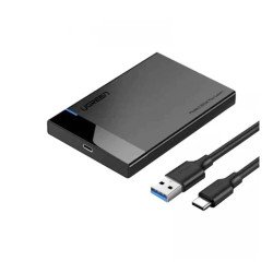 UGREEN USB3.0 2.5 INCH HARD DRIVE ENCLOSURE WITH TYPE C PORT US221 (60735)