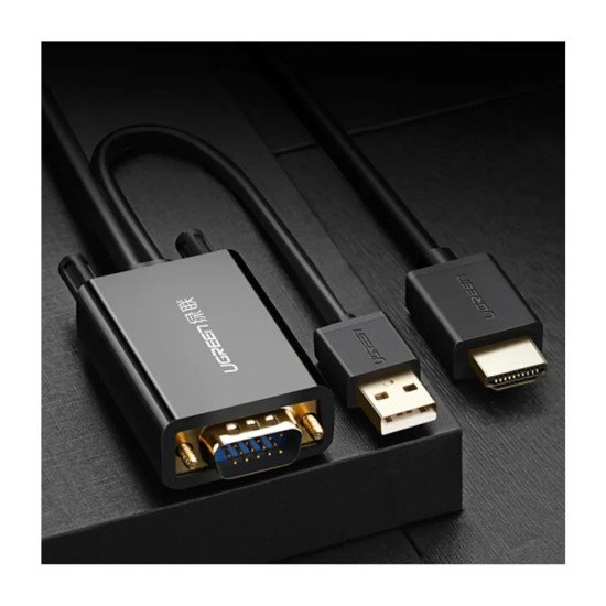 UGREEN VGA TO HDMI CABLE 2M (30840)