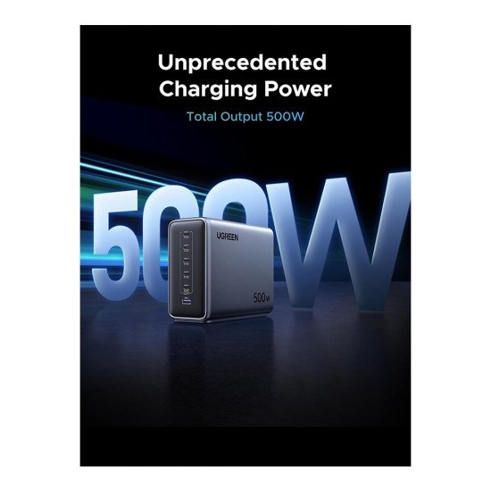 UGREEN X759 6-Port 500W GaN Desktop Fast Charger (55550)