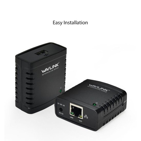 WAVLINK USB NETWORK LPR PRINT SERVER (WL-NU78M41)