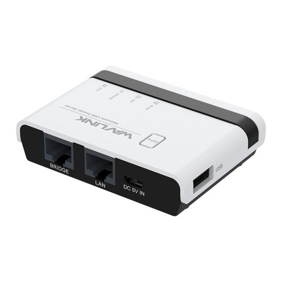 WAVLINK WL-NU516U1 USB2.0 WIRELESS PRINT SERVER