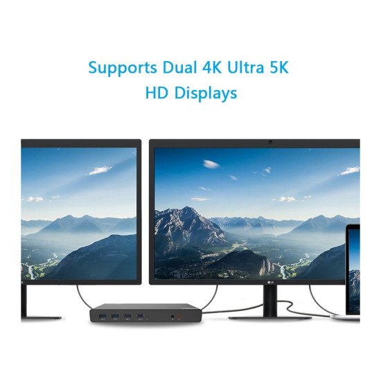 WAVLINK WL- UG69DK1 USB C DUAL 4K DOCKING STATION