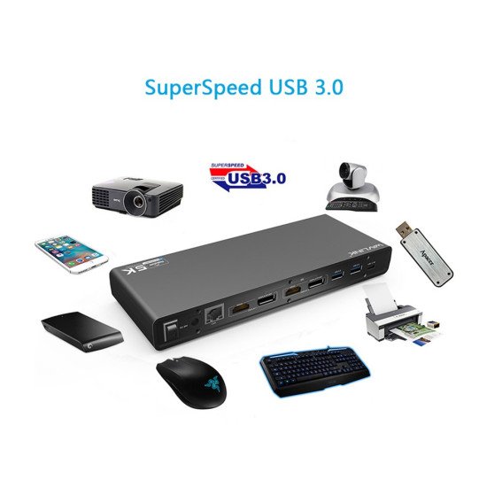 WAVLINK WL- UG69DK1 USB C DUAL 4K DOCKING STATION